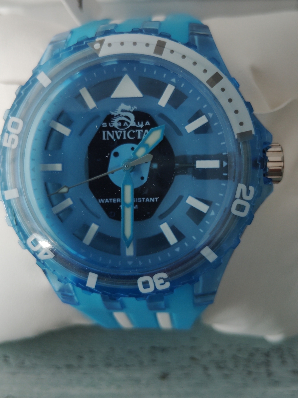 Invicta Subaqua Chromamode Blue Silicone Dive Watch - Water Resistant 100M, 44mm - Picture 3 of 9
